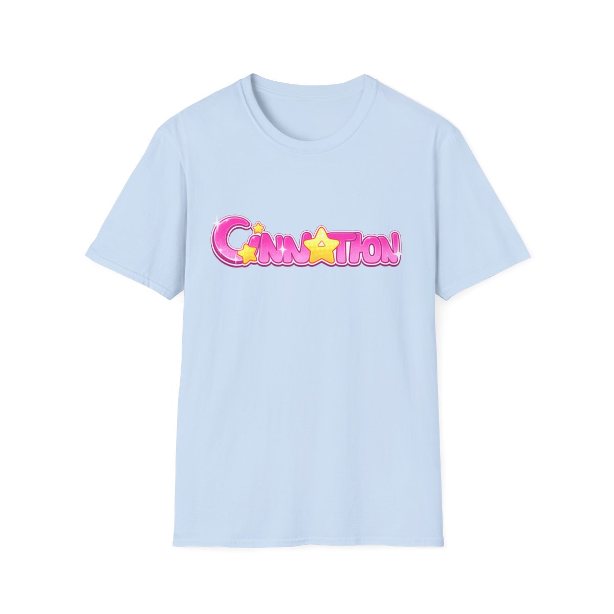 Cinn*ation graphic tee T-Shirt | Cute pink star logo shirt | Cinna - alternate angle 3, merchandise