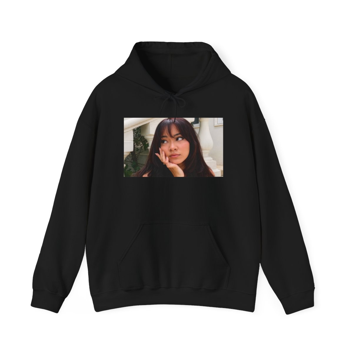 Pensive Portrait Hoodie | Photo Print Pullover | Cinna
